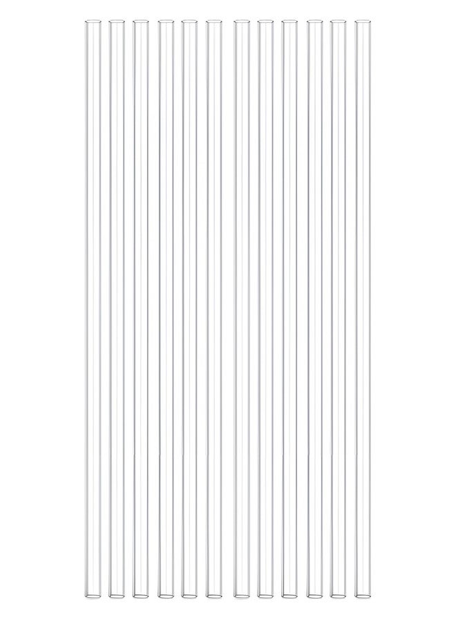 بيرفيكت وير قشات بلاستيكية شفافة جامبو غير مغلفة من بيرفكت وير - 500 قطعة، قشات شرب شفافة غير مغلفة، 7.75 بوصة (عبوة من 500 قطعة) - Image 1